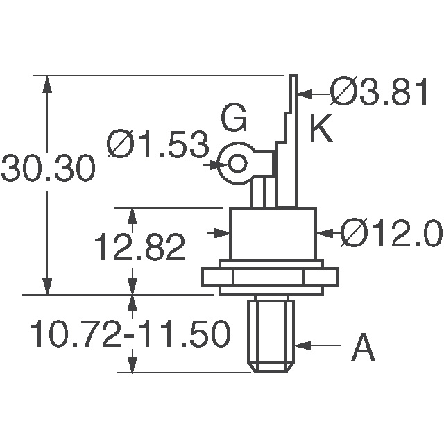 VS-2N683 Vishay General Semiconductor - Diodes Division  Thyristors - SCRs